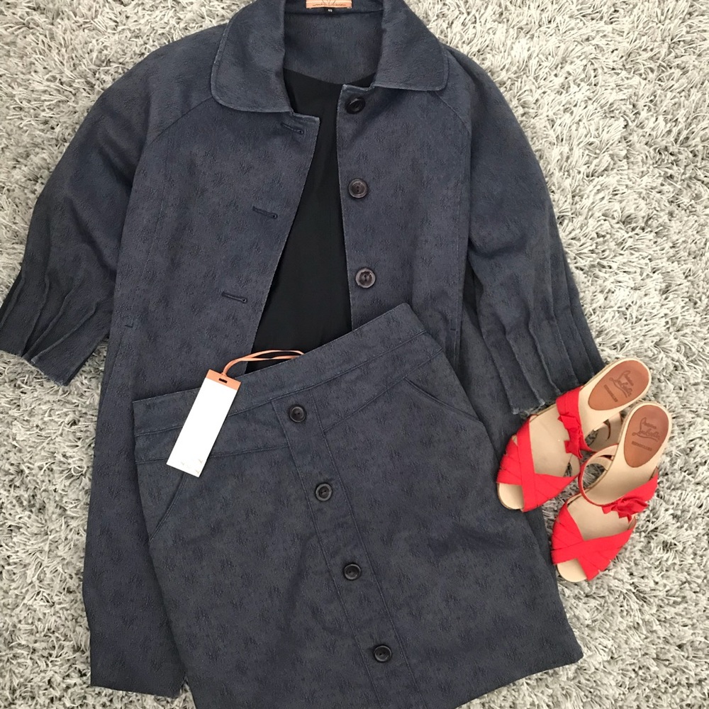 Jacket and Skirt set made in Hong Kong